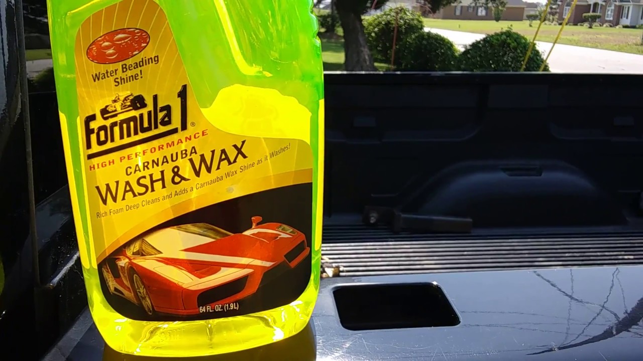 Formula 1 wash and wax test review