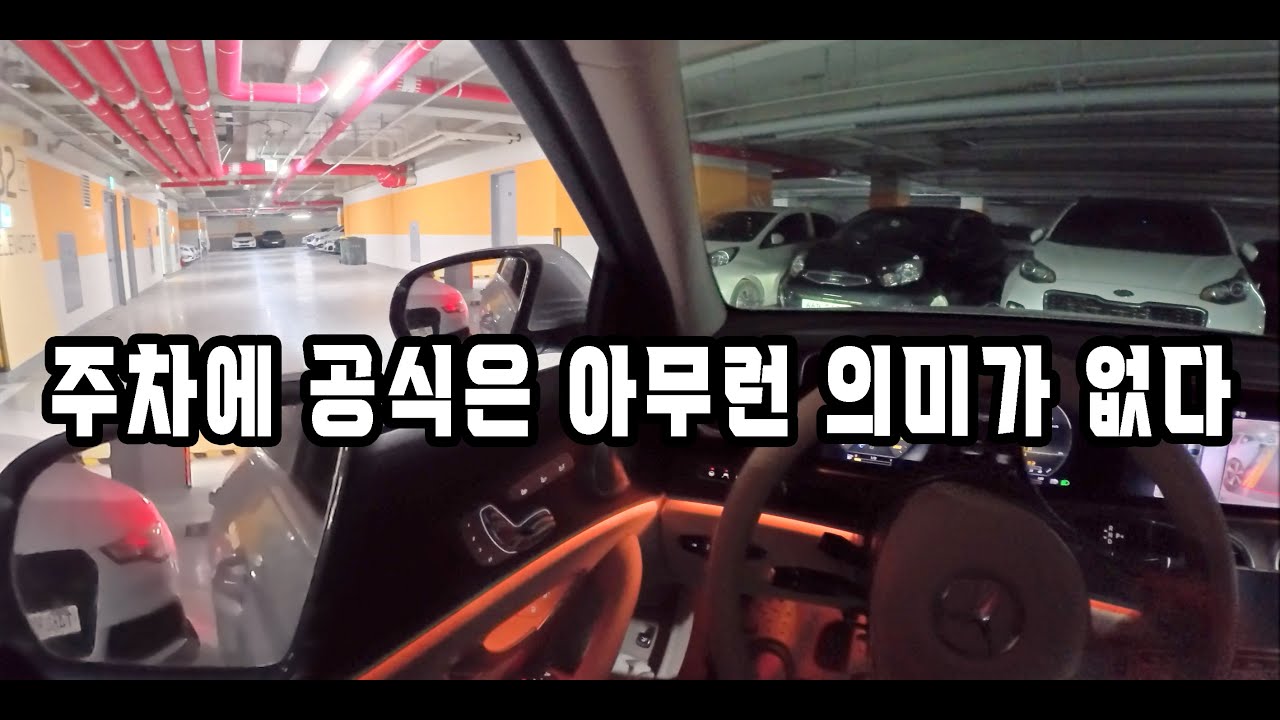 주차에 공식은 아무런 의미가 없다 #후진주차 #주차공식