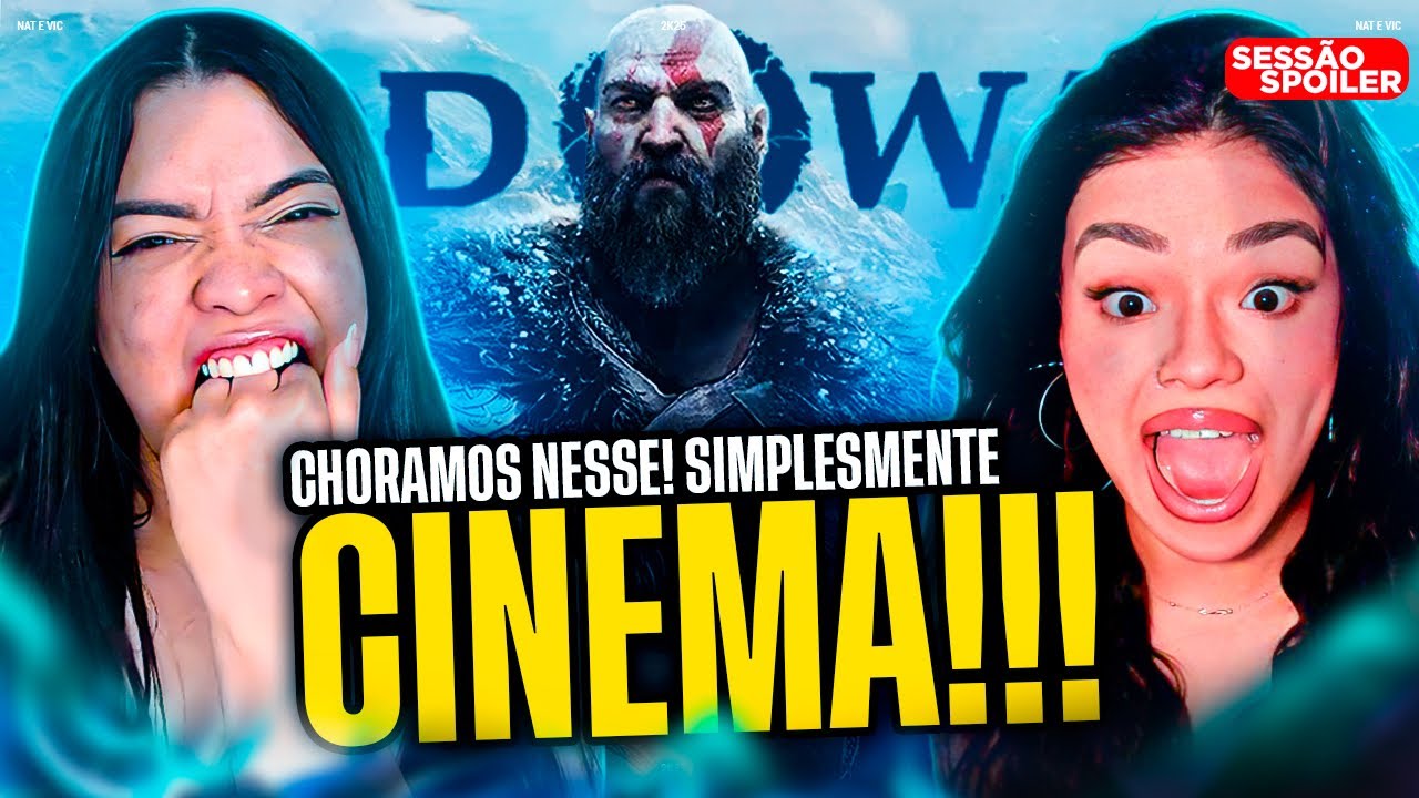 Sessão Spoiler - A História de God of War Ragnarok | Nat e Vic MV [REACT]