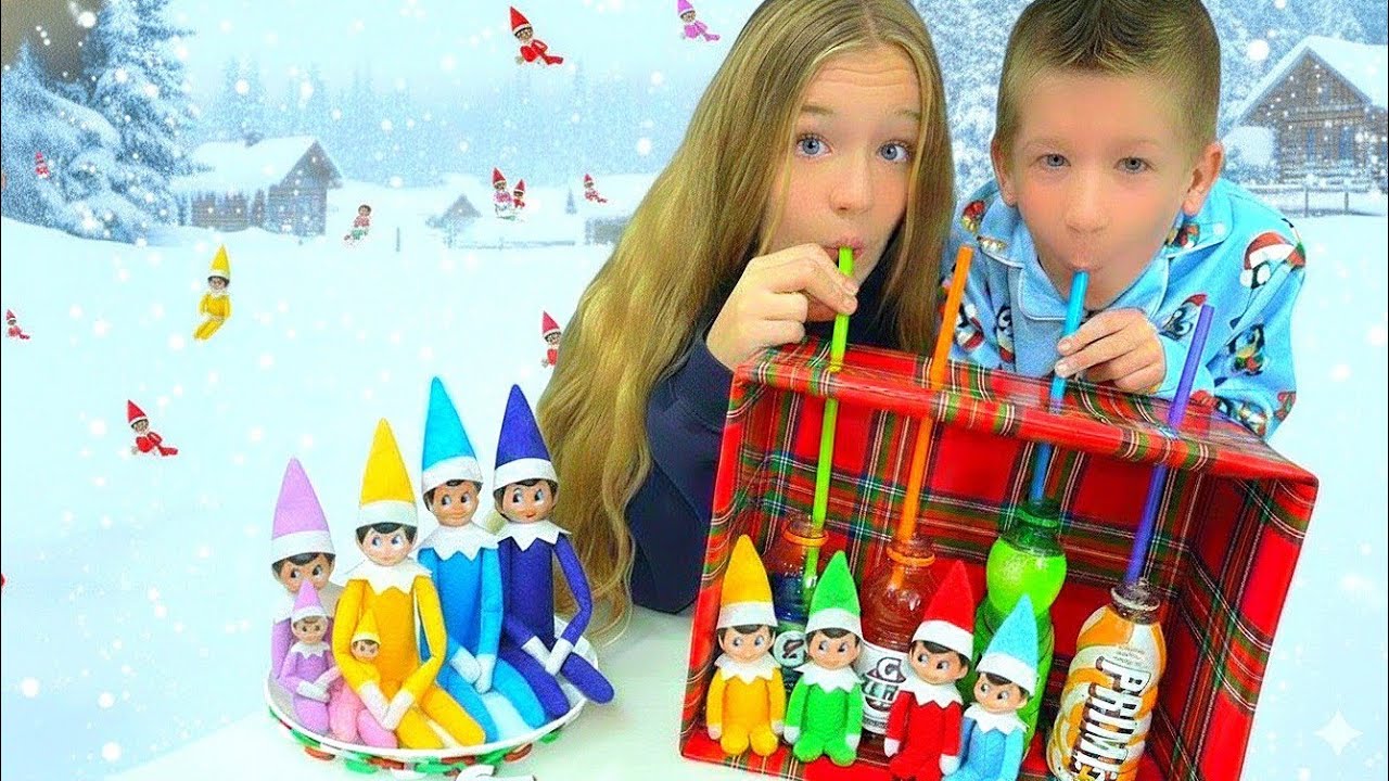 Elf on the Shelf Week 4!! We Touch Our Elves!