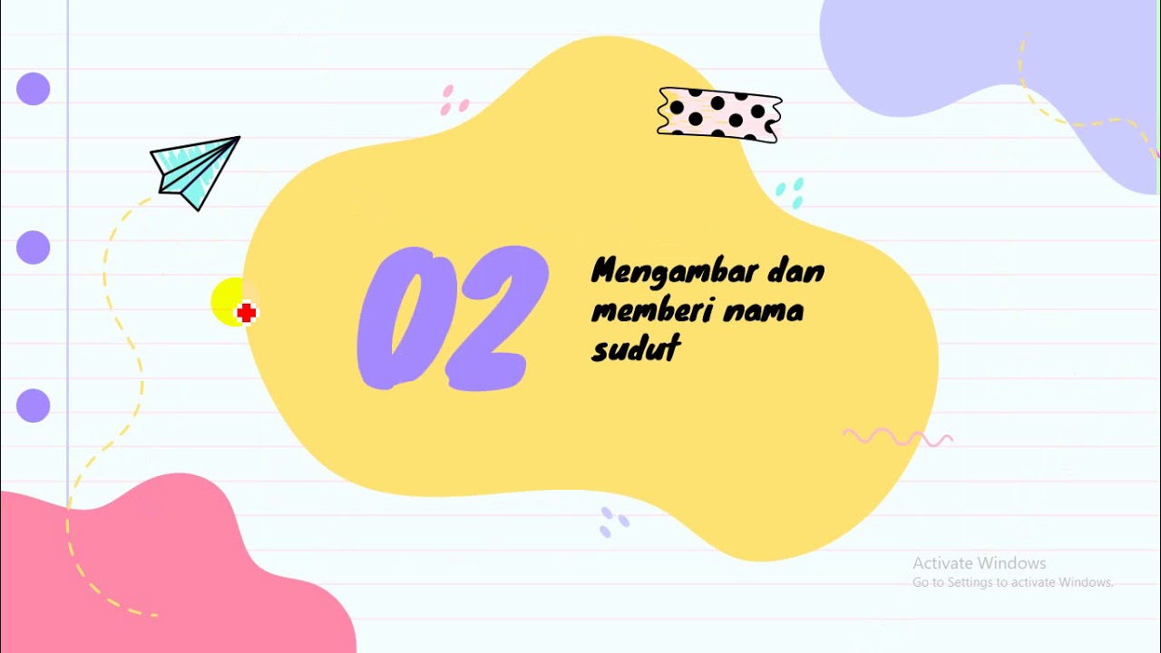 Garis dan sudut part 1 ( Menggambar Sudut, Melikus Sudut dan Hubungan Antarsudut )