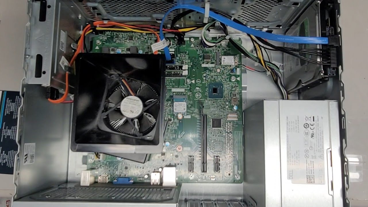 Разборка DELL Inspiron 3670, замена и ремонт жесткого диска RAM SSD
