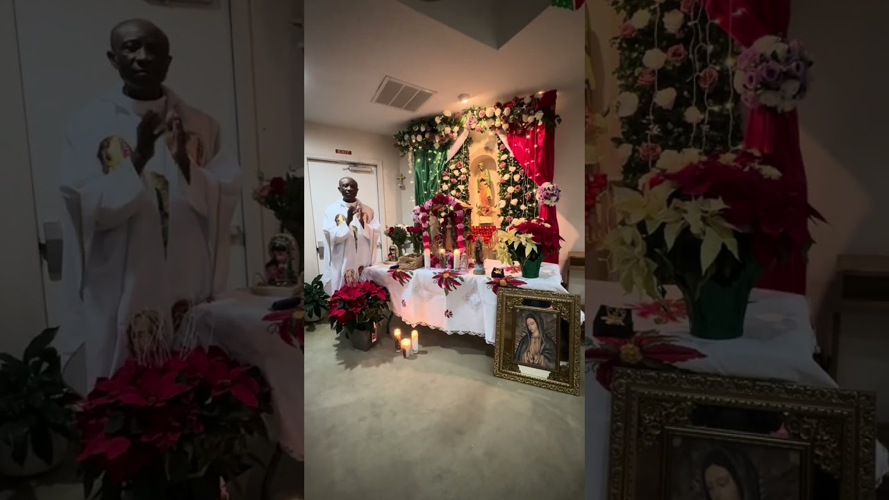 The Mananita of Our Lady of Guadalupe celebration at St Andrew de Apostle Mars Hill North Carolina 