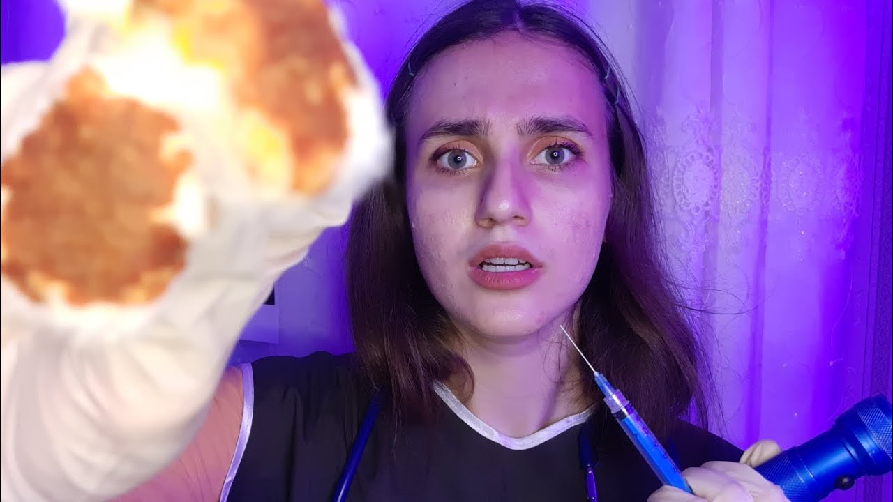 برات بخیه میزنم😯🧵💉|رول پلی پزشکی|🤩🔥ای اس ام آر فارسی |Persian ASMR| roleplay dacter||