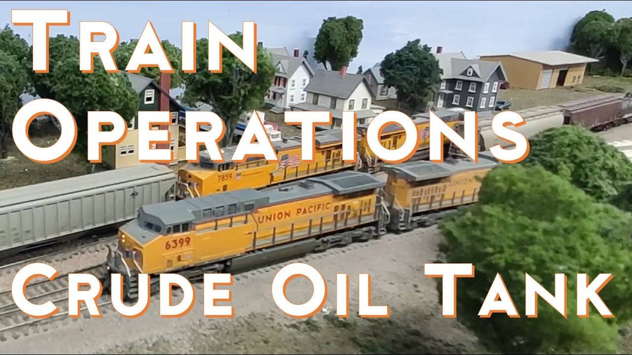 REPOST! - Crude Oil Tank Trains - Model Train Layout Built for Operations and Realism. s2020e15