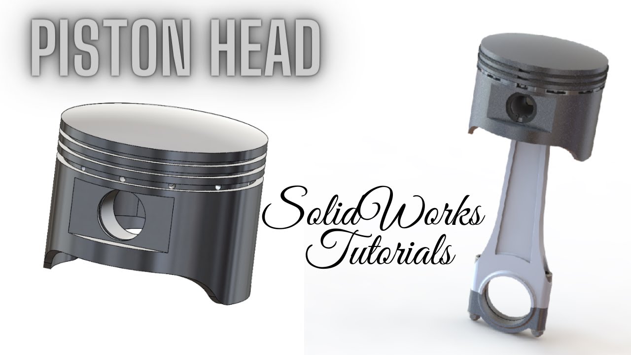 Designing a Piston | Part 1 Piston Head | V12 Engine Design| #SolidWorks #design #3D #modeling #cad