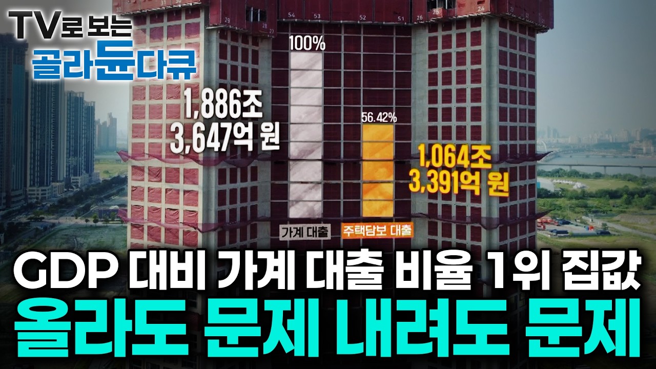 빚도 자산이다? 세계 주요 34개국 중 GDP 대비 가계 부채 비율 1위 대한민국의 민낯｜다큐프라임｜#골라듄다큐