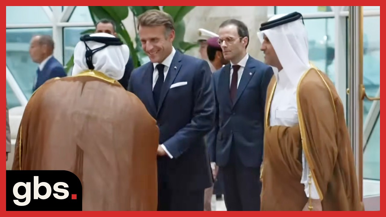 WATCH: French President Macron Arrives in Qatar for High-Level Visit | AC13