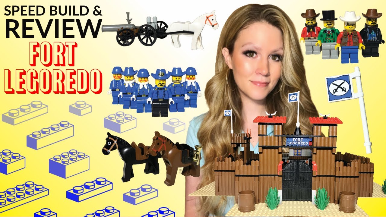 LEGO&reg; Western Set 6769 Fort Legoredo Speed Build and Review