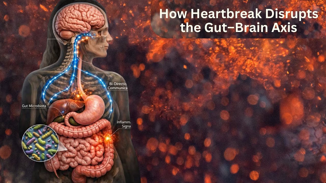 How Heartbreak Disrupts the Gut–Brain Axis