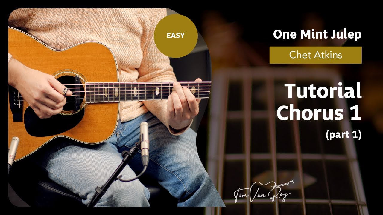 One Mint Julep (Chet Atkins) - Tutorial (Part 1)