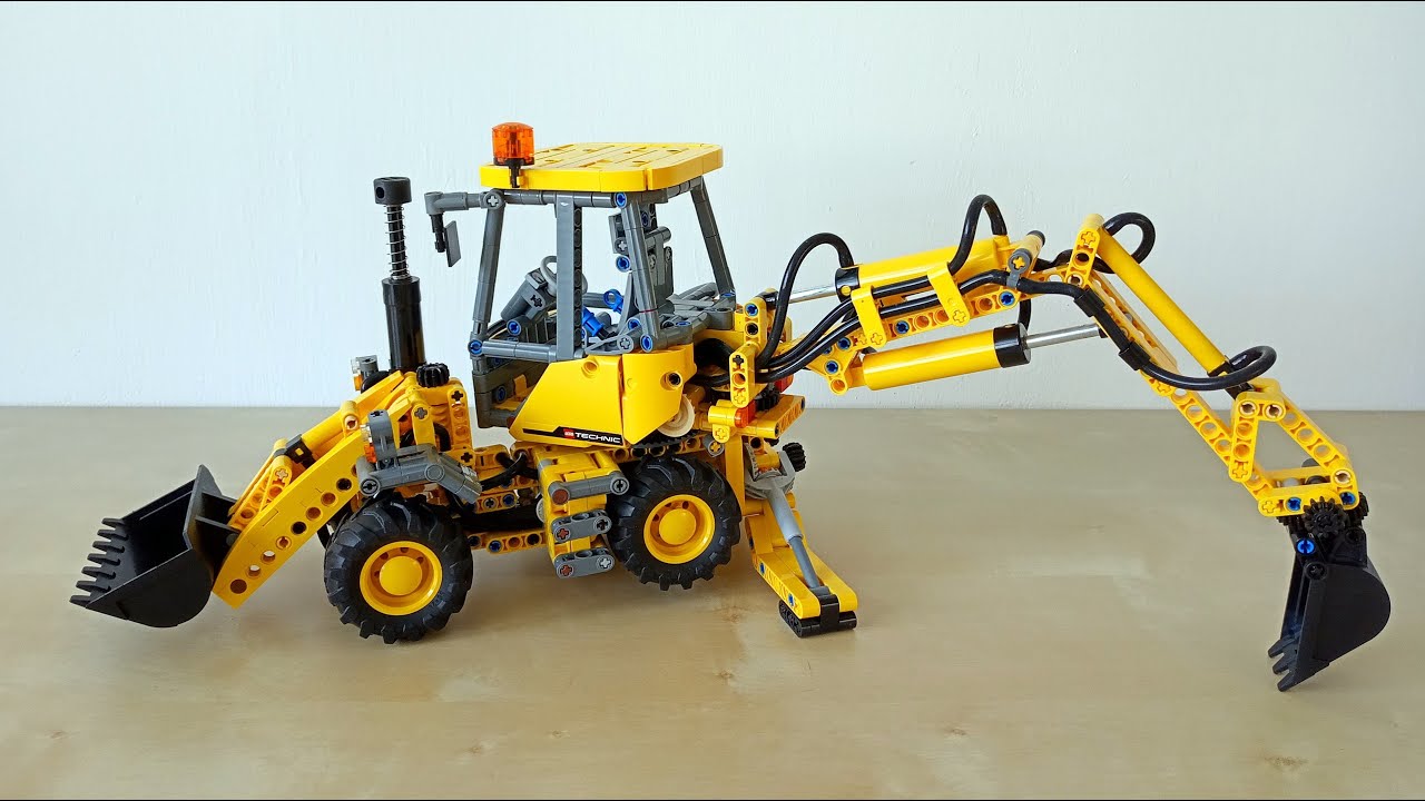 LEGO Technic Backhoe grader (Eurobricks' TC22 contest)