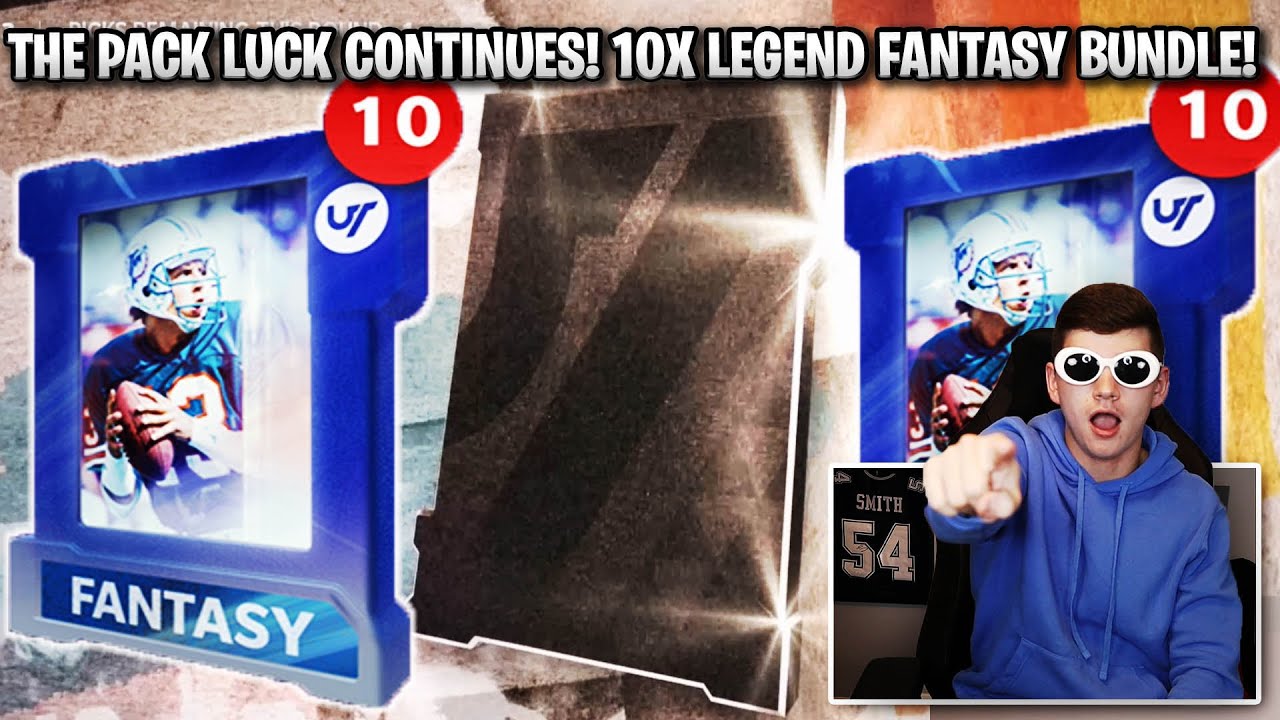 THE PACK LUCK CONTINUES! 10X LEGEND FANTASY PACK BUNDLE! | MADDEN 21 ULTIMATE TEAM
