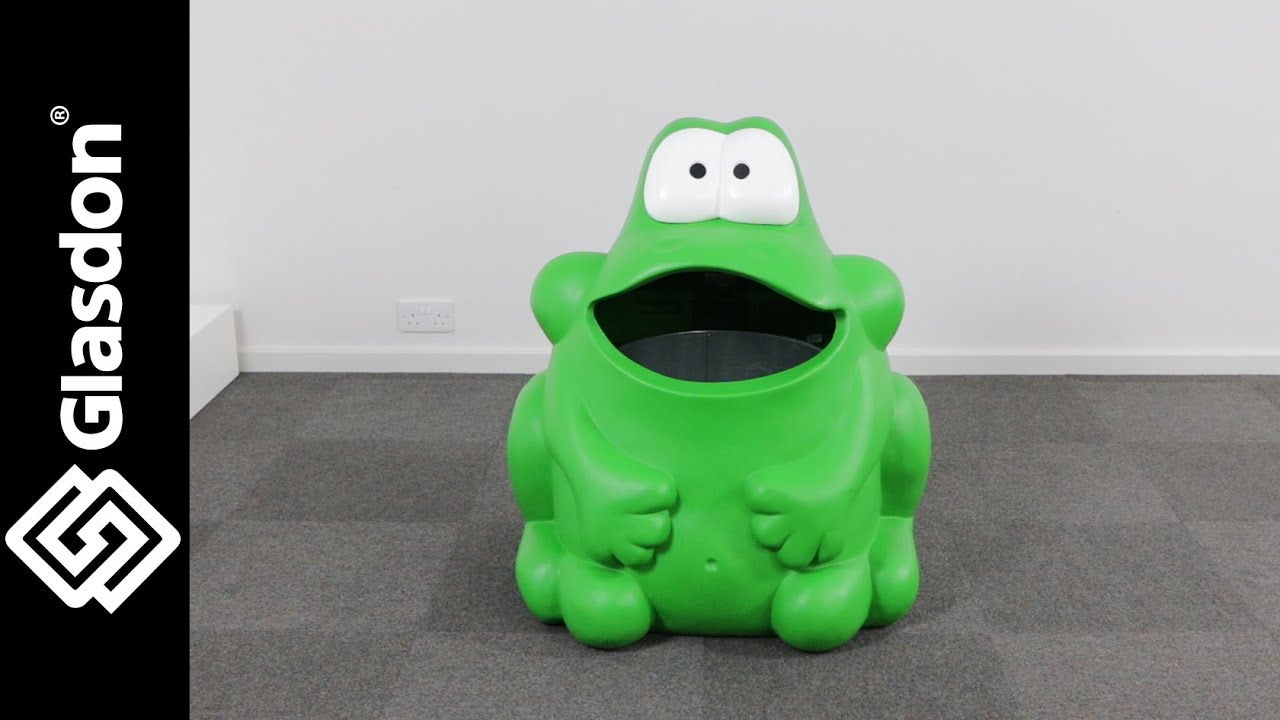 Glasdon UK | Demonstration | Froggo&trade; Novelty Litter Bin