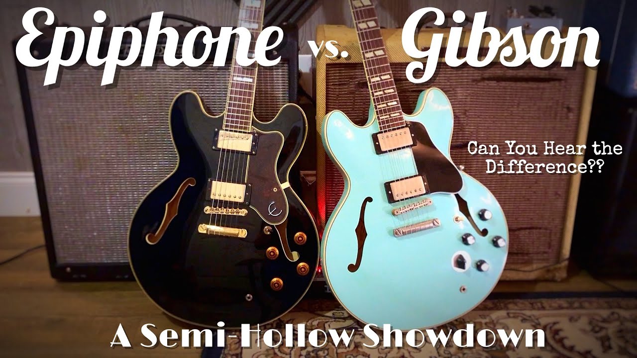 Epiphone Sheraton II vs Gibson ES-345