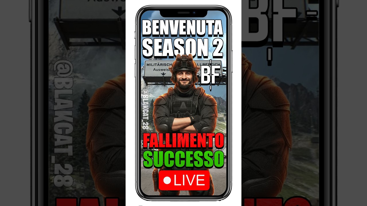 🔴 BF6 STAGIONE 2: Promossa o Bocciata? | Analisi Onesta LIVE 😼 (Portrait)