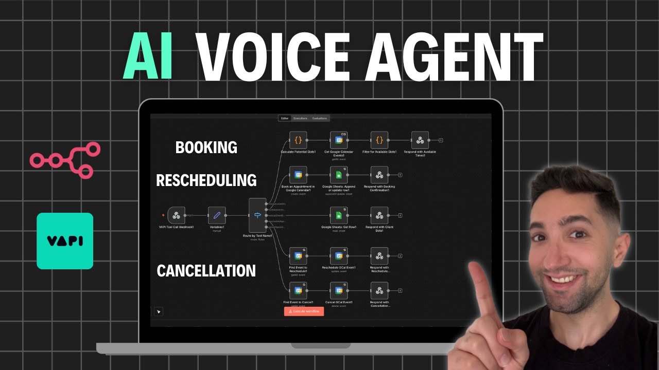 AI Voice Agent That Books, Reschedules & Cancels Appointments (n8n + Vapi)