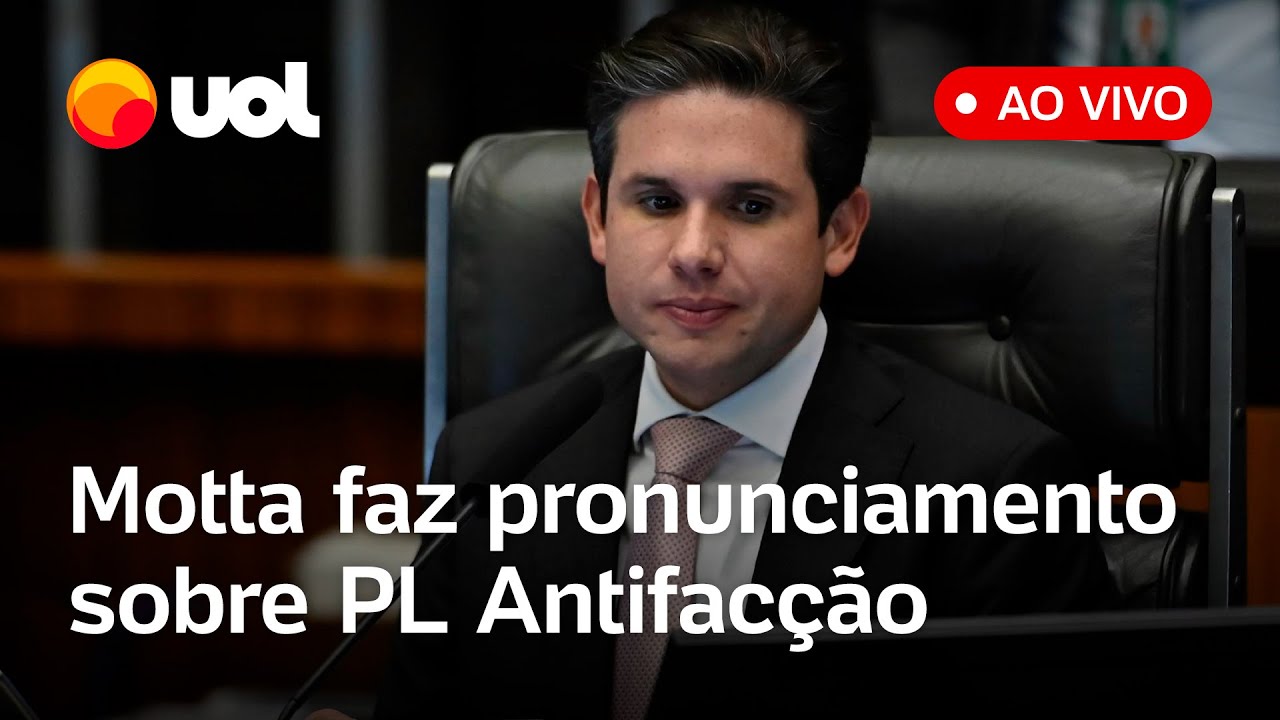 Hugo Motta fala ao vivo sobre PL Antifac&ccedil;&atilde;o ap&oacute;s chefe da PF criticar texto; assista