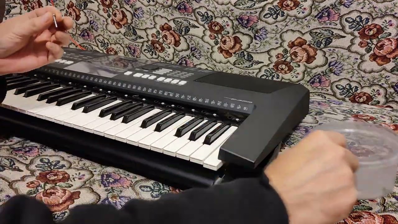 Разборка и чистка синтезатора Yamaha PSR E423