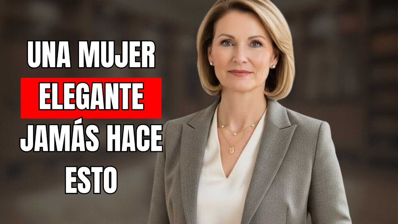 10 cosas que una mujer elegante jamás hace