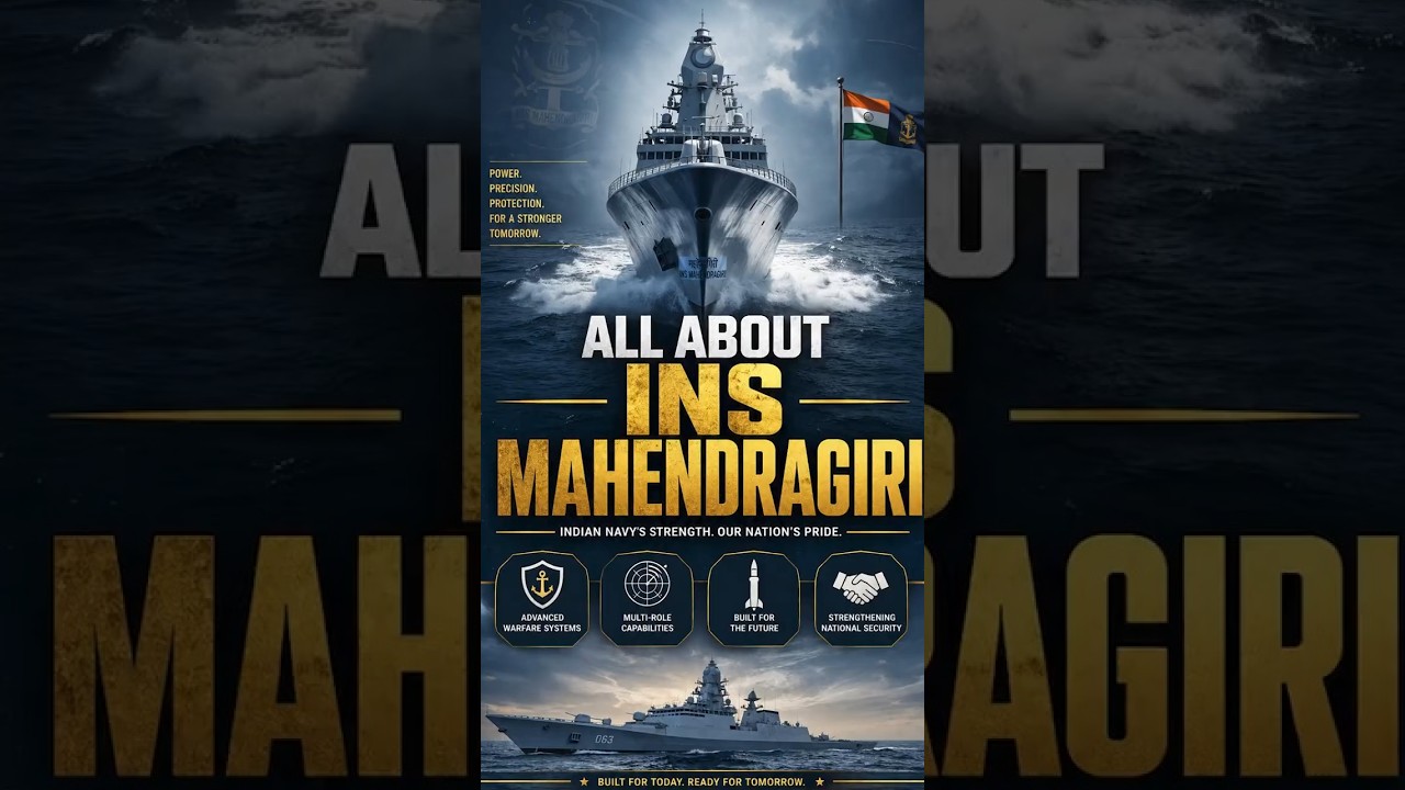 Project 17A is Complete: The Story of INS Mahendragiri 🇮🇳 #defence #navy #lwsgc #viral #shorts