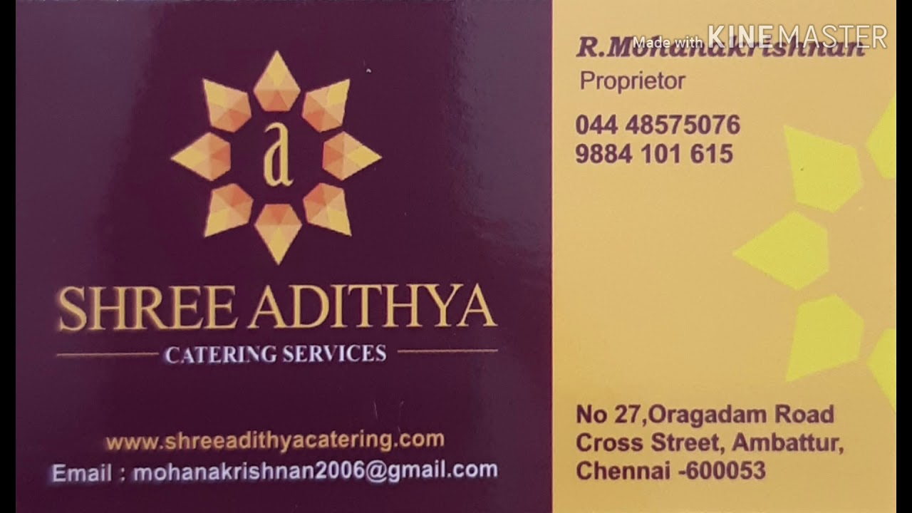 SHREE ADITHYA CATERING SERVICES ( AMBATTUR  )