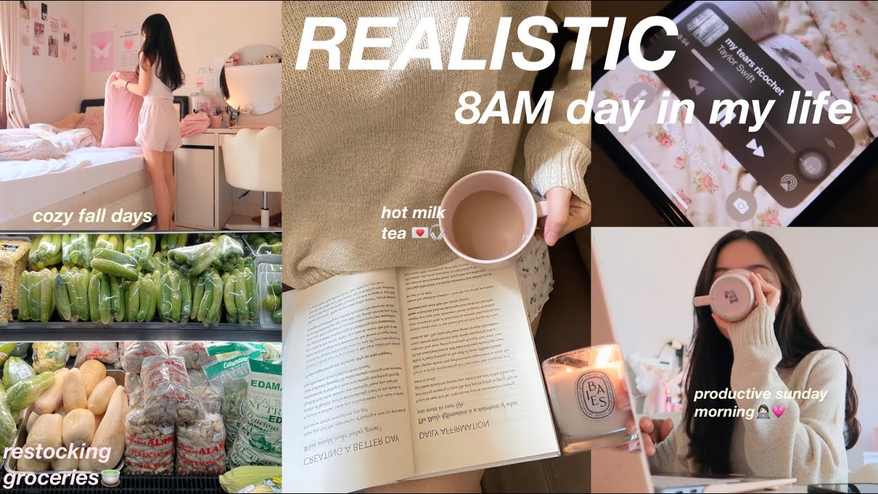ДЕНЬ ИЗ МОЕЙ ЖИЗНИ 🎀 встреча осени🍂, пополнение запасов продуктов и уютное утро 🕯🧺￼💌