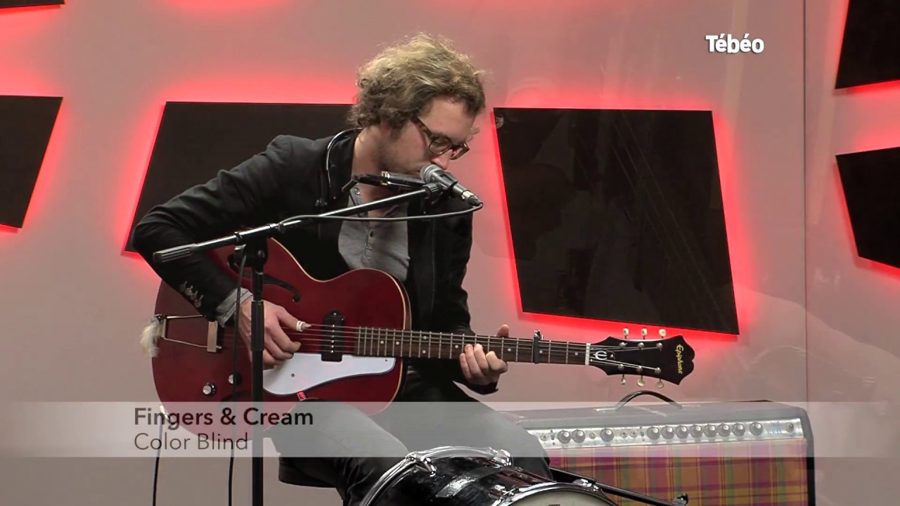 Fingers and Cream - Colorblind live on TebeoTV 03/02/2017