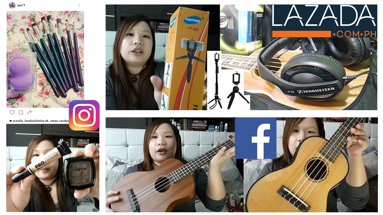 Online Shopping (Part 2): Lazada + Instagram + Facebook Shops | ChubbyChiniCatt