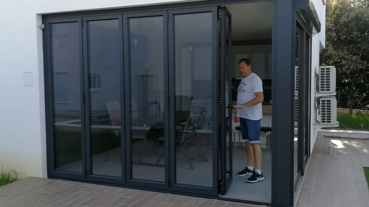 Kako odpiramo ALU harmonika vrata