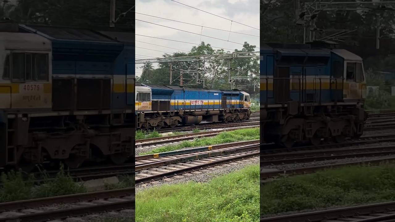 Wdp4b loco pilot with humsafar express train #expresstrain #locopilot #trainlovers #wdp4b #ytshorts