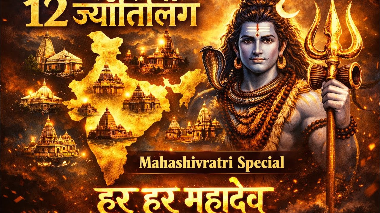 12 ज्योतिर्लिंग 🔱 | Mahashivratri Special | हर हर महादेव | Shiv Bhajan#mahashivratri 