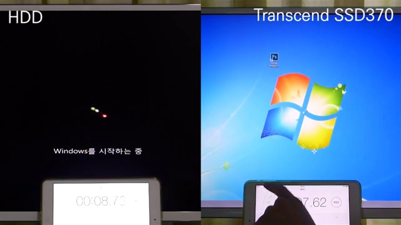 Transcend SSD370 Boot Speed