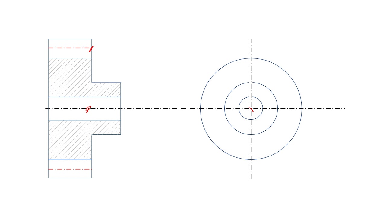 Spur Gear Drawing / MCET 221 Lab 7-1 (c)