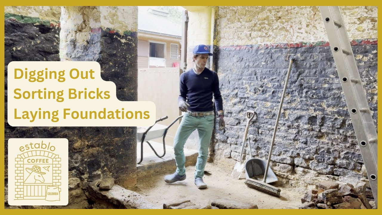 #17 Digging Out the Old Stable Floor to Build My Coffee Roastery | Establo Coffee VLOG