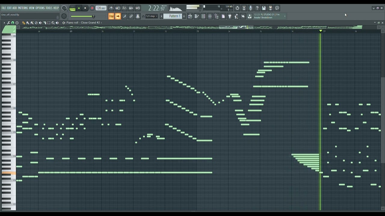 Van de Shop - ONE OFF MIND (Piano Arrangement)