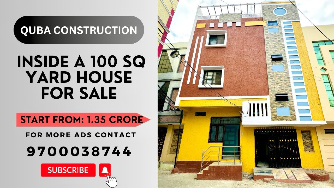 INDEPENDENT HOUSE FOR SALE |100 SQ YARD | G+2 AT SANTOSH NAGAR. 