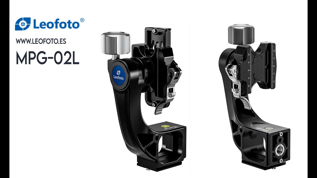 R&oacute;tula gimbal Leofoto MPG 02L para tr&iacute;pode y monopie