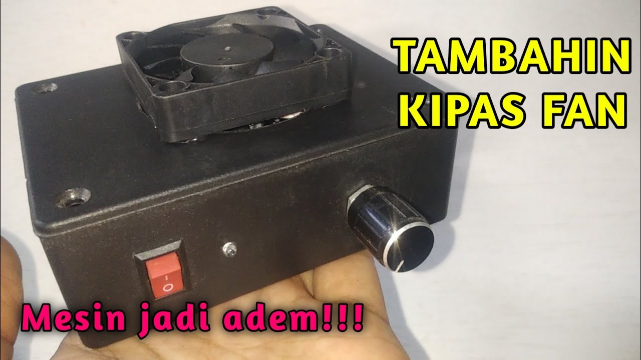 Cara memasang kipas pada power amplifier 12v