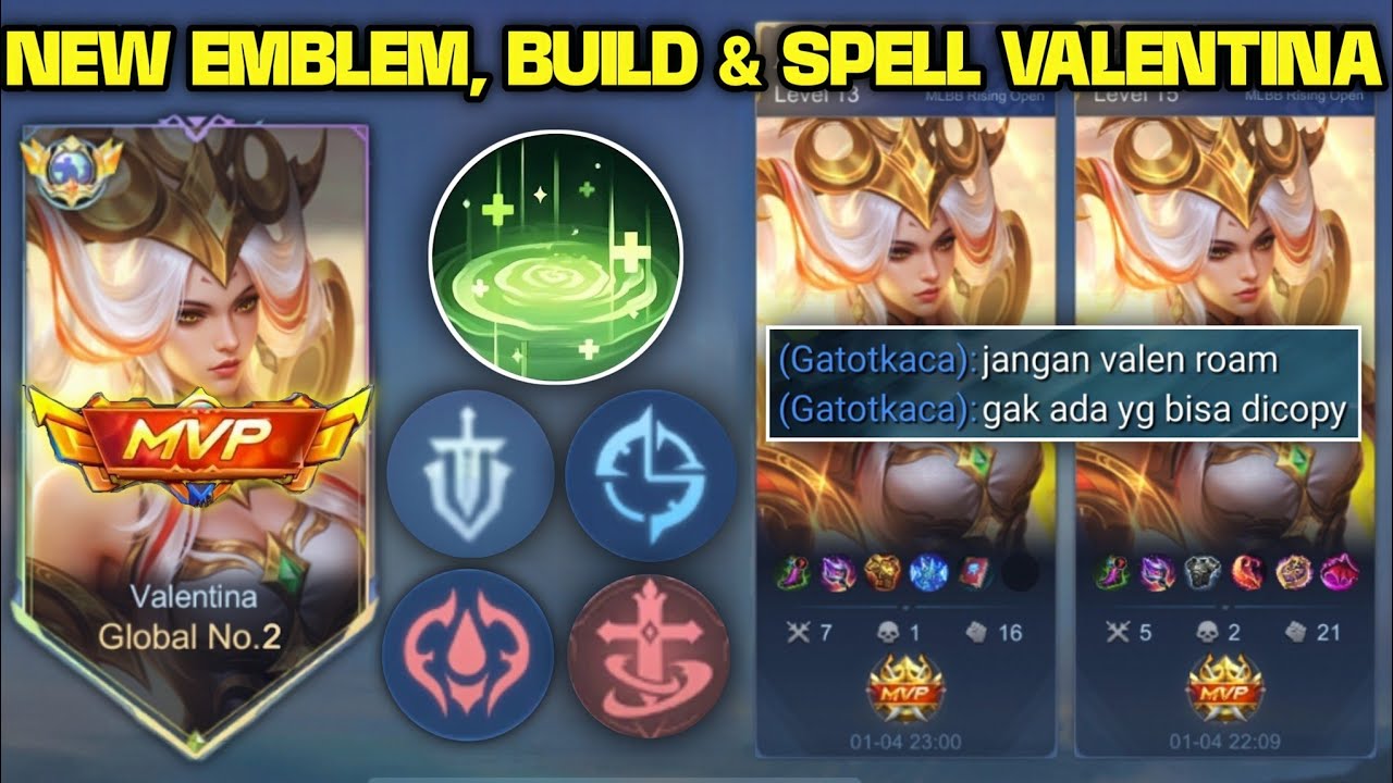 CARA MAIN VALENTINA ROAM DI SOLO MRO!! KALIAN WAJIB COBA BUILD, EMBLEM, DAN SPELL TERBARU!! AUTO WS