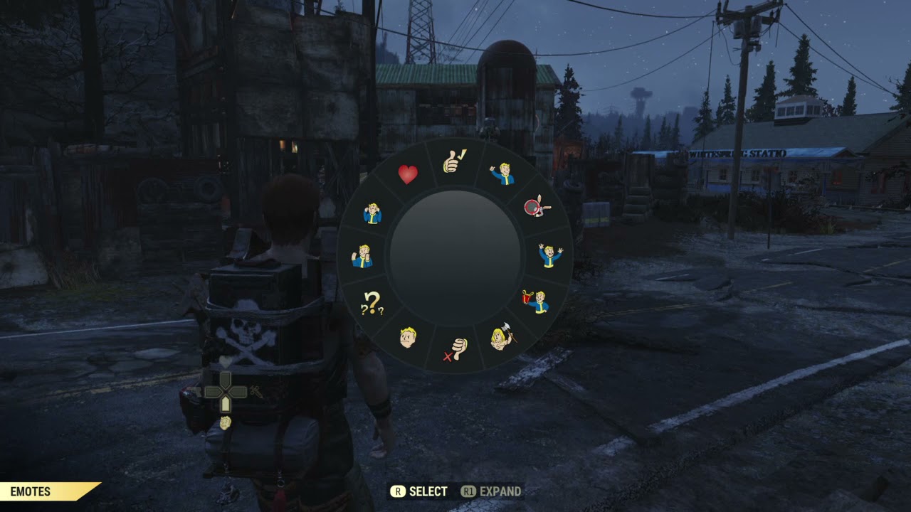 Fallout 76 - Emote bug