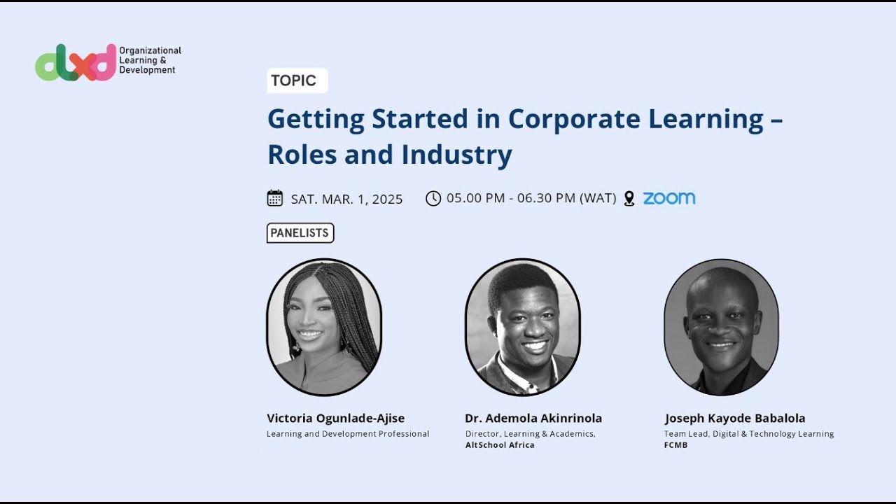 Getting Started in Corporate Learning