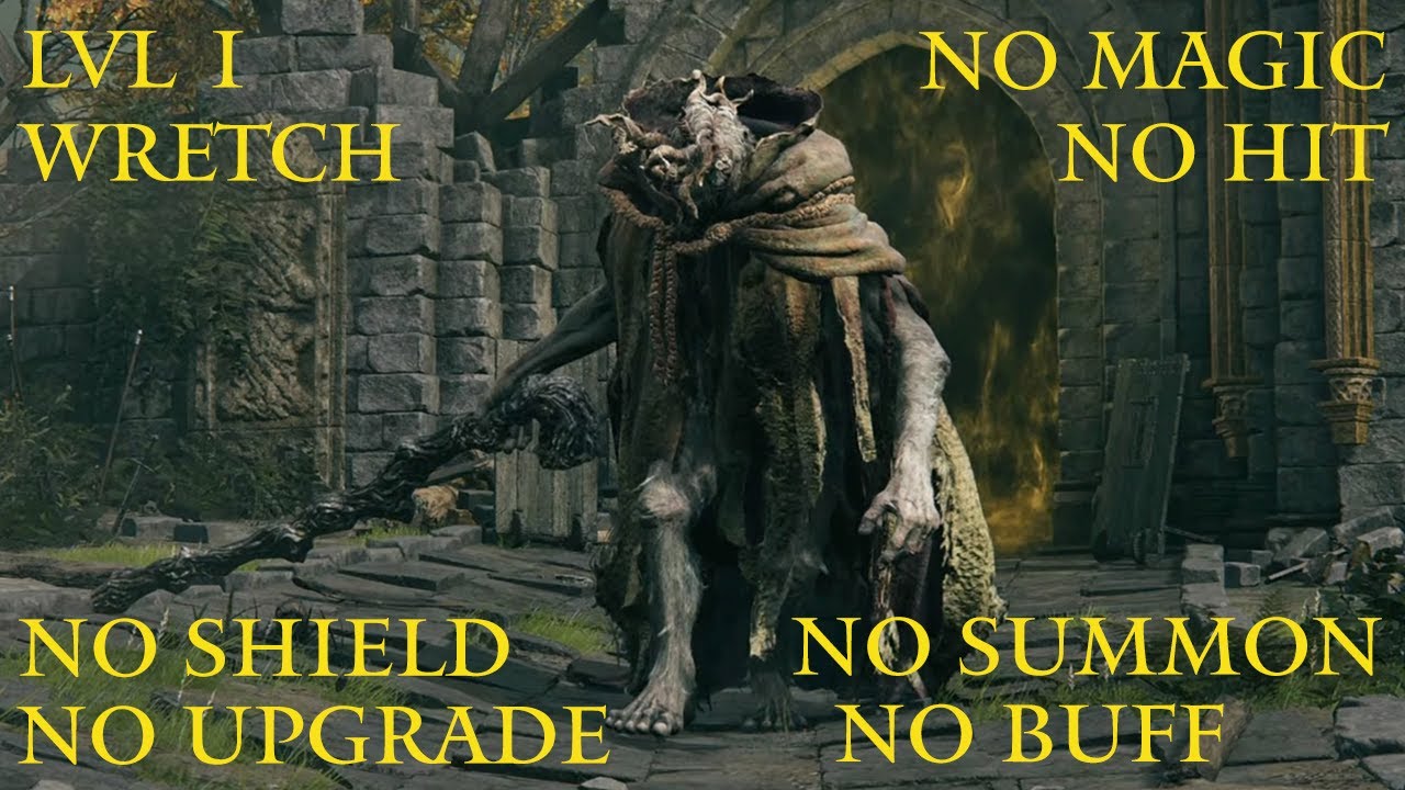 Margit, the Fell Omen | ELDEN RING (Lvl. 1 Wretch - No Hit - No Upgrades - No Buff)