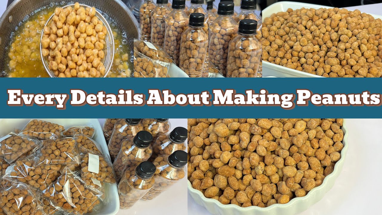 How to Make Crunchy Peanuts For Home Use and Business - Detailed Peanut Tutorial