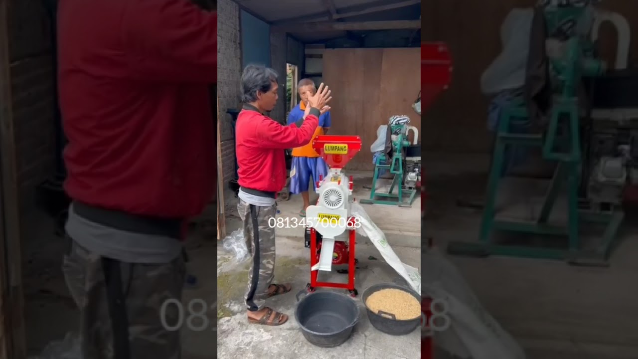 Penggilingan padi tanpa sekam lumpang RYT 351 RAKNYONO TEKNIX. Praktek di trenggalek 081345700068