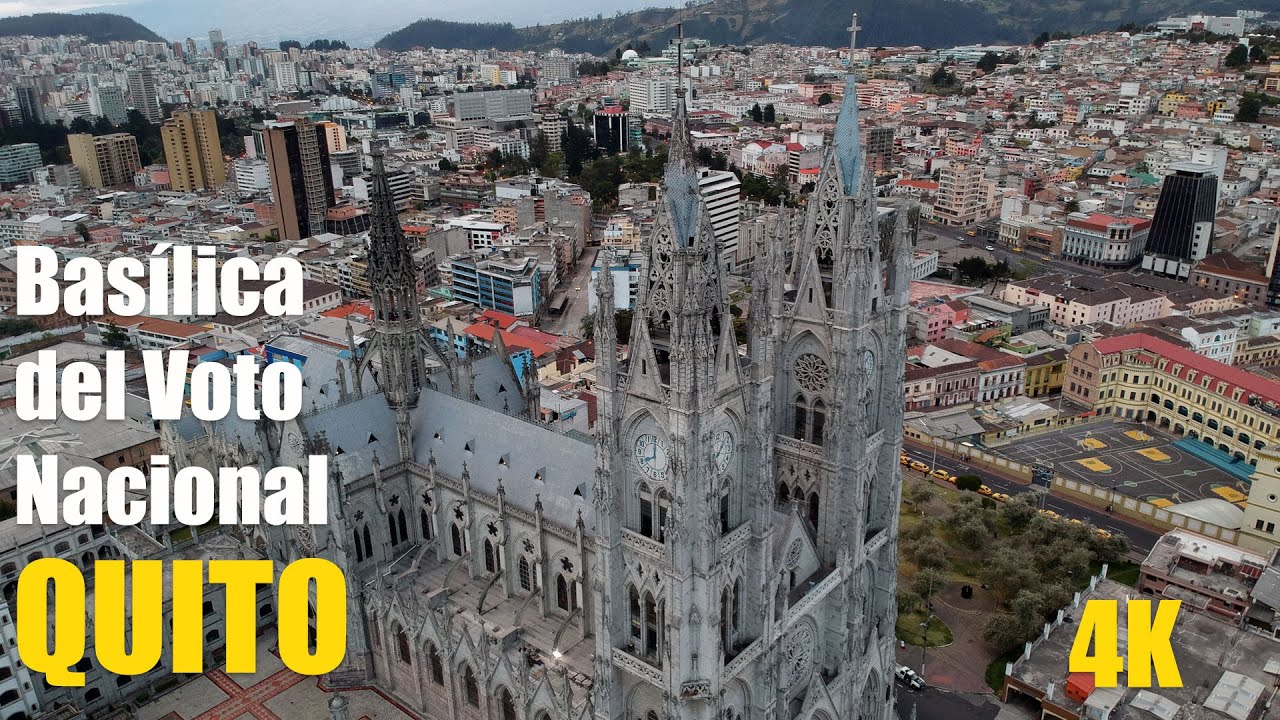 NOCHES DE NIZA | Instrumental | BASILICA del Voto NACIONAL | Quito 🇪🇨 Ecuador [Vista DRONE]