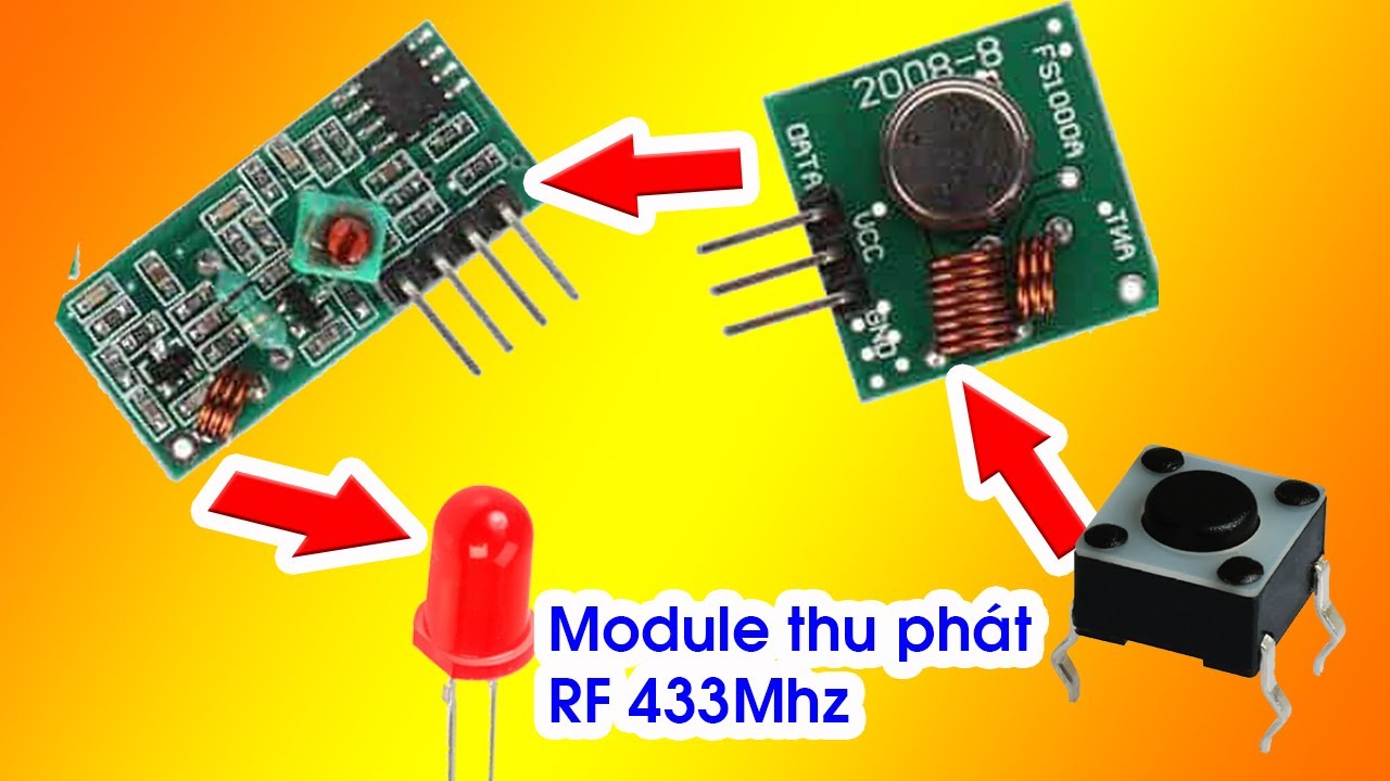 Module thu phát RF 433Mhz và cách sử dụng | How to use RF433mhz module