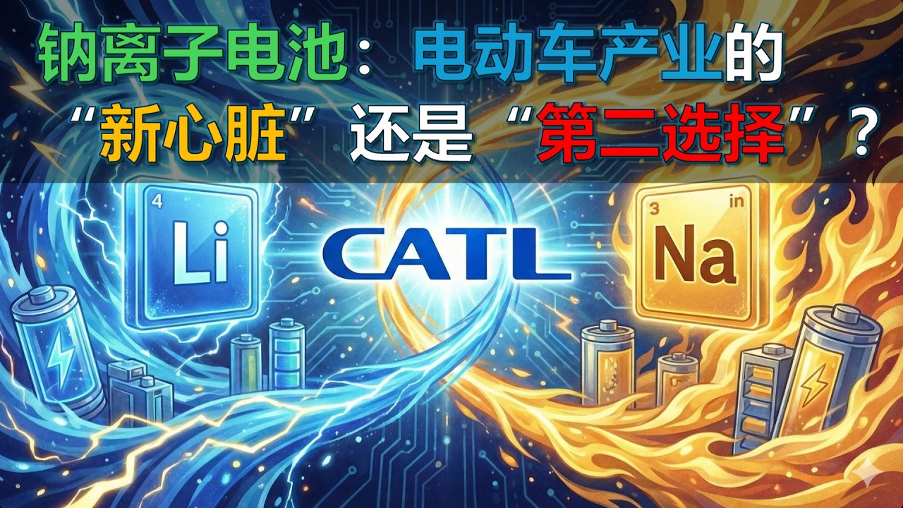 鈉離子電池——電動車的「新心臟」還是「第二選擇」？ #鈉電原理 #搖椅式電池 #鈉電應用場景 #鋰鈉雙星 #儲能 ｜20260212