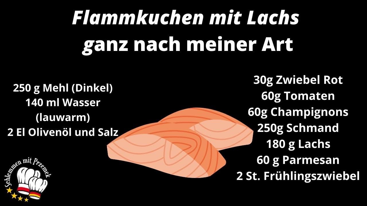 Flammkuchen mit Lachs | Ganz nach meiner Art | Einfach und schnell