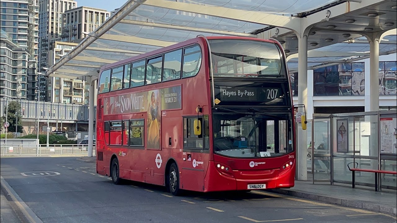 London buses at White City Bus Station 29/03/25